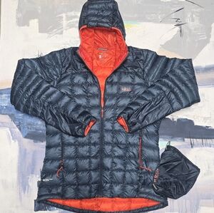 Rab Mythic Alpine Light Jackets Womens L Pertex Nikwax Hydrophobic Packable